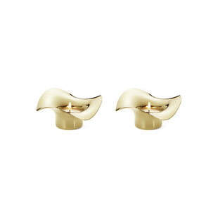 Georg Jensen Cobra theelicht set 2 goud