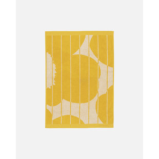 marimekko hand towel vesi unikko yellow 50x70