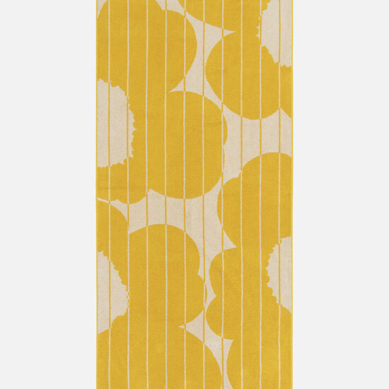 marimekko handdoek vesi unikko geel 70x150