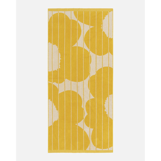 Marimekko marimekko towel vesi unikko yellow 70x150 cm