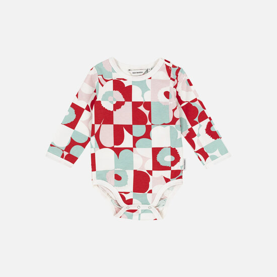 Marimekko marimekko Vinde Ruutu Unikko baby suit 68