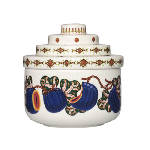 iittala Taika Sato decorat ceramic jar 145X150mm