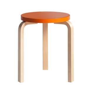 artek stool 60 orange anniversary