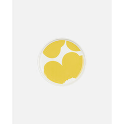 marimekko iso unikko plate yellow 13,5cm