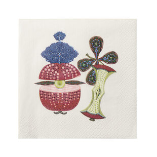 Taika paper napkin 33x33cm Sato red