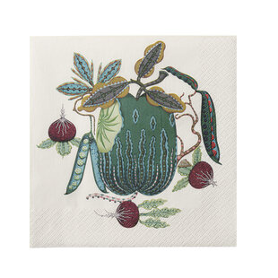 iittala Taika paper napkin 33x33cm Sato green