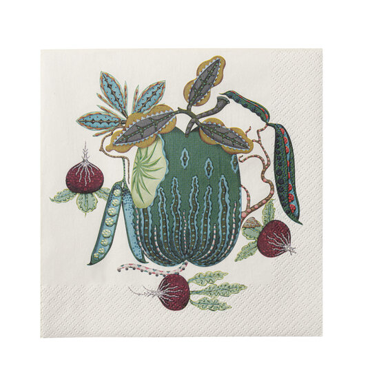 Iittala iittala Taika paper napkin 33x33cm Sato green