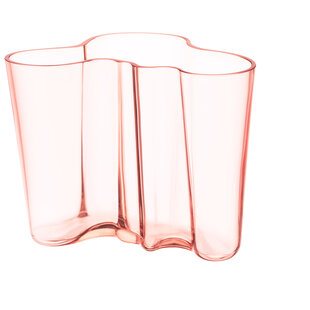 iittala aalto vase 160mm salmon pink
