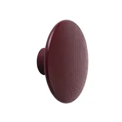 muuto dots wood burgundy 9 cm