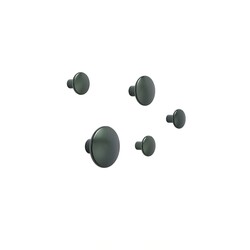 muuto dots metal dark green set van 5