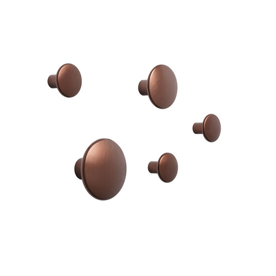 Muuto muuto dots metal umber set van 5