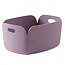 muuto muuto restore basket dusty lilac 35cm x 48cm x 23cm