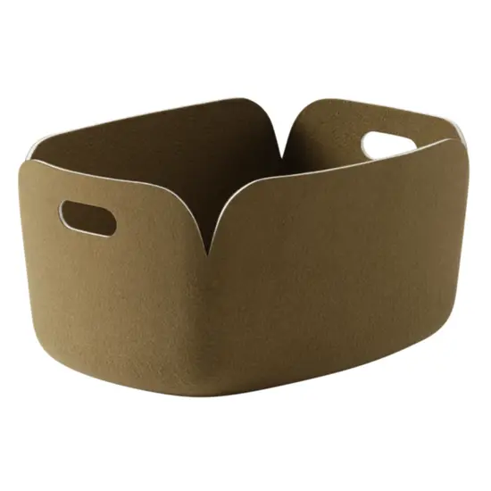 Muuto muuto restore basket brown green 35cm x 48cm x 23cm