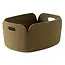 muuto muuto restore basket brown green 35cm x 48cm x 23cm
