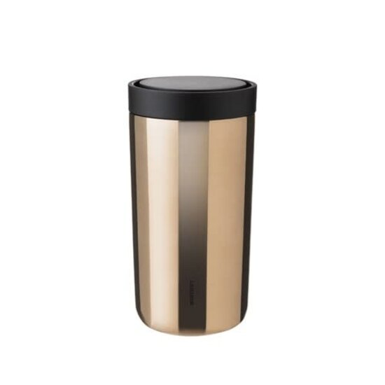 Stelton stelton to go click steel dark gold 0.4dl
