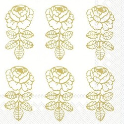 marimekko vihkiruusu gold servetten S