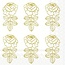 Marimekko marimekko vihkiruusu gold servetten S