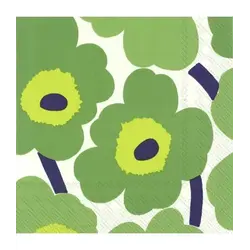 marimekko unikko green servetten S