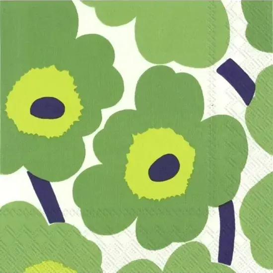 Marimekko marimekko unikko green servetten S