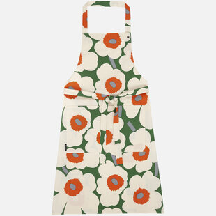 marimekko pieni unikko apron