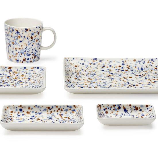 Iittala iittala OTC A6 plate 10x15cm Helle blue-brown