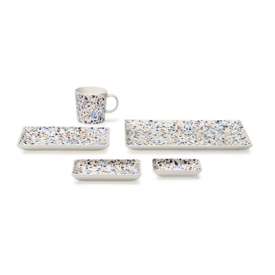 Iittala iittala OTC A6 plate 10x15cm Helle blue-brown