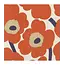 Marimekko marimekko UNIKKO orange green servetten