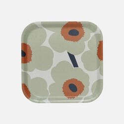 marimekko unikko tray 20x20  groen