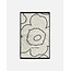 Marimekko marimekko piirto unikko guest  towel 30x50 white -black