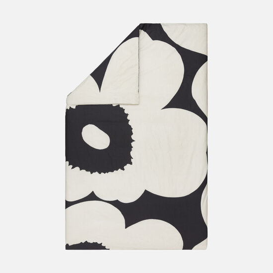Marimekko marimekko iso unikko zwart 150x210