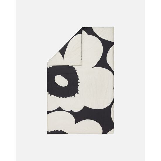 Marimekko marimekko iso unikko zwart 150x210