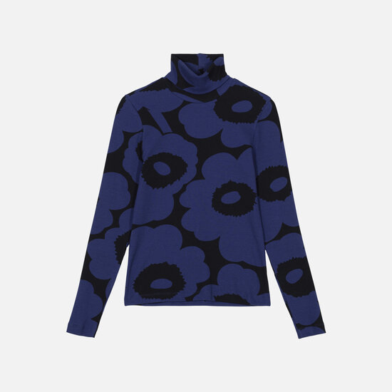 Marimekko marimekko Emali Unikko Rib Turtleneck Top L