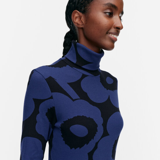 Marimekko marimekko Emali Unikko Rib Turtleneck Top L