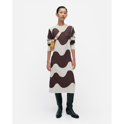 marimekko Ennallaan Lokki Knitted Wool Dress S