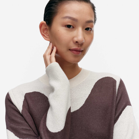 Marimekko marimekko Ennallaan Lokki Knitted Wool Dress M