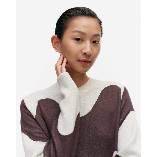 Marimekko marimekko Ennallaan Lokki Knitted Wool Dress M