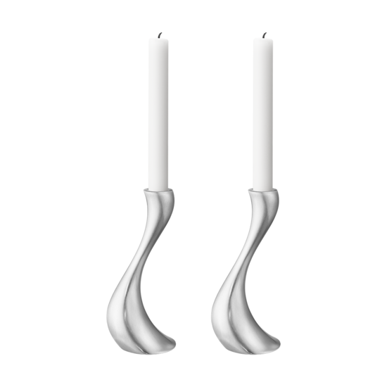 Georg Jensen georg jensen COBRA Candleholder set, medium, matte