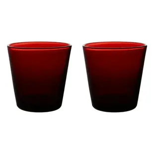 iittala kartio tumbler 21 cl cranberry 2pcs