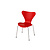 Fritz Hansen fritz handen minature 3107 red