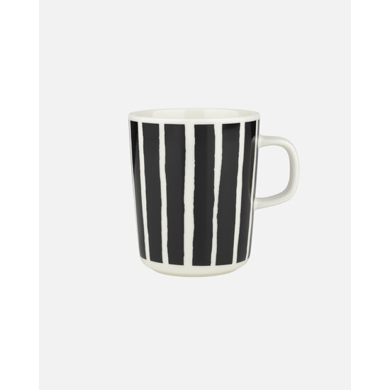 Marimekko marimekko oiva / piccolo mug 2,5 dl black-white
