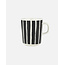 Marimekko marimekko oiva / piccolo mug 2,5 dl black-white