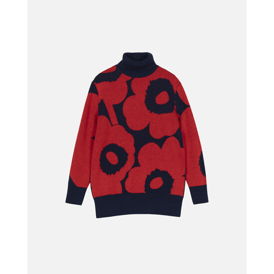 Marimekko marimekko Vinni Unikko knitted wool pullover S