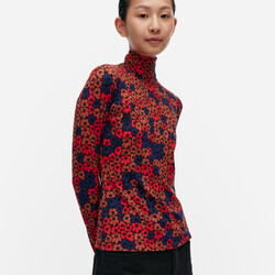 marimekko Armas Unikko jersey turtleneck top XL