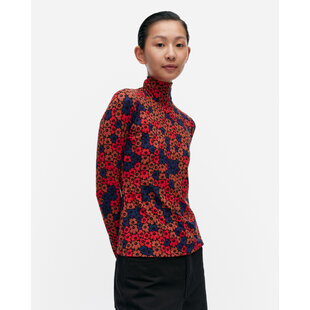 marimekko Armas Unikko jersey turtleneck top XL