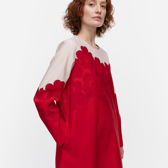 Marimekko marimekko Sievä Unikko cotton linen dress size38