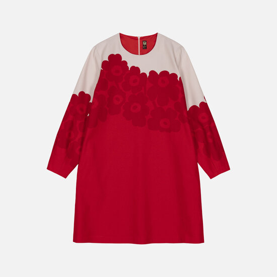 Marimekko marimekko Sievä Unikko cotton linen dress size40