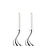 Georg Jensen georg jensen COBRA candleholder, small, 2 pack