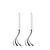 Georg Jensen georg jensen COBRA candleholder, large, 2 pack