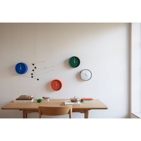 Georg Jensen georg jensen KOPPEL Wall Clock, Iconic Blue