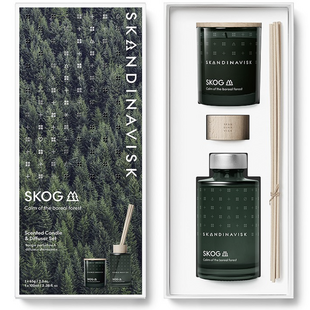 skandinavisk GIFTSET- SKOG Scented Candle & Diffuser